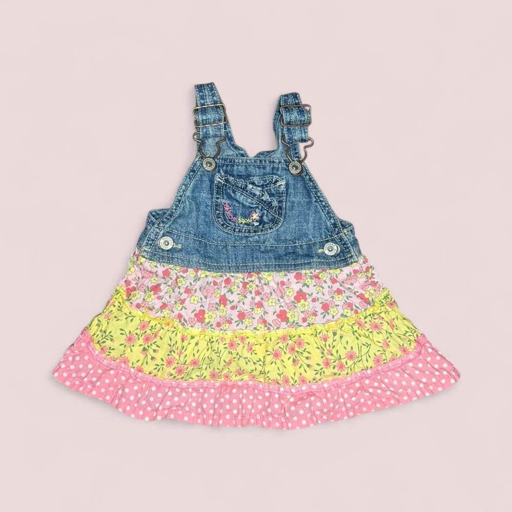 Vintage OshKosh B’gosh Denim Jumper Dress (9 Months)